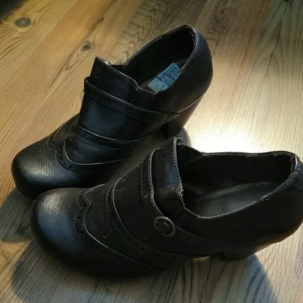 Coffee brown booties